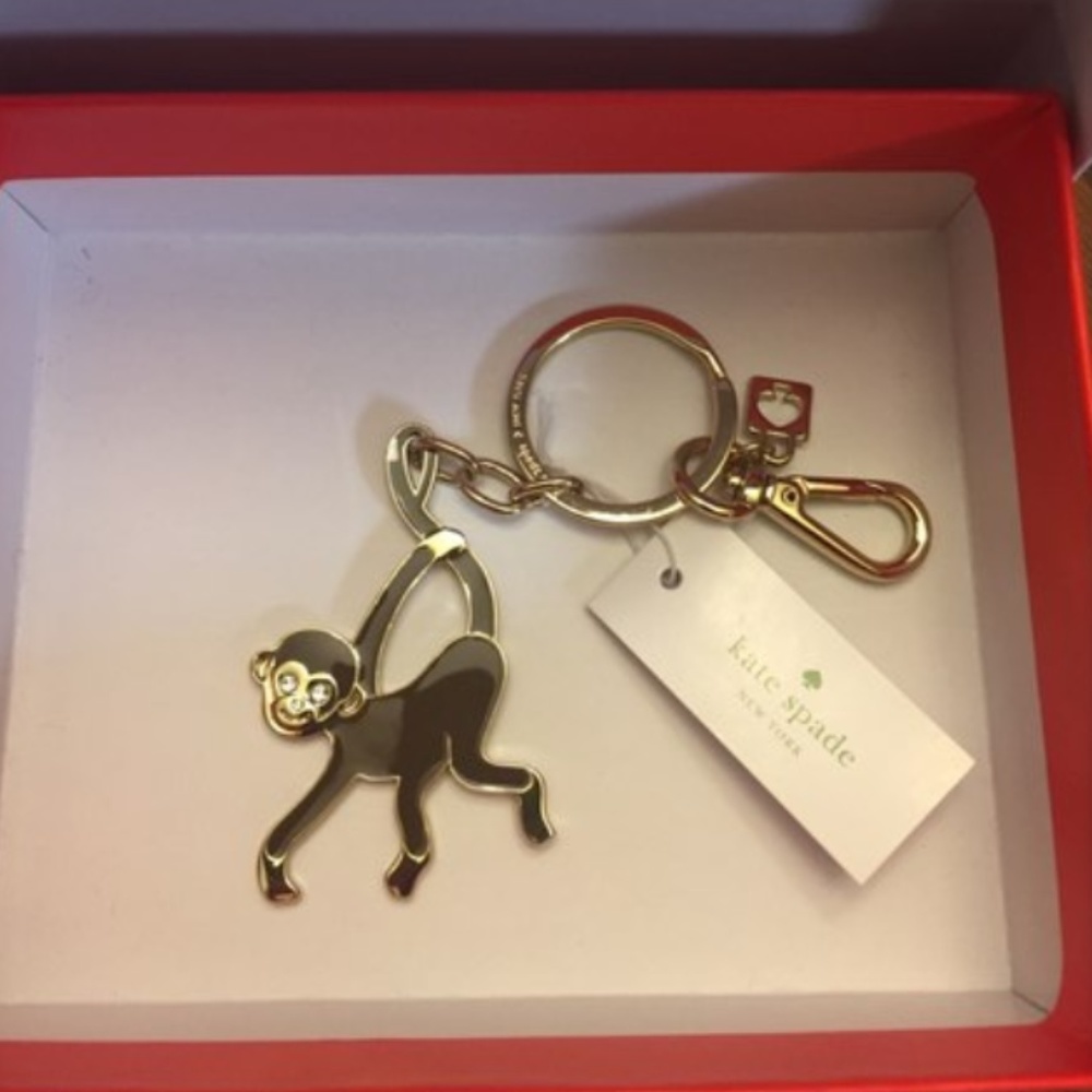 Kate Spade Monkey Key Chain